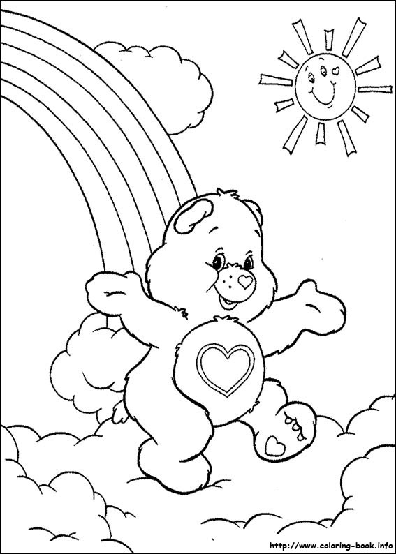 The Care Bears coloring picture